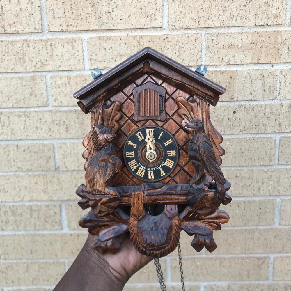 Vintage Black Forest Animated Musical Cuckoo Clock Authenticity Sticker FOR PART